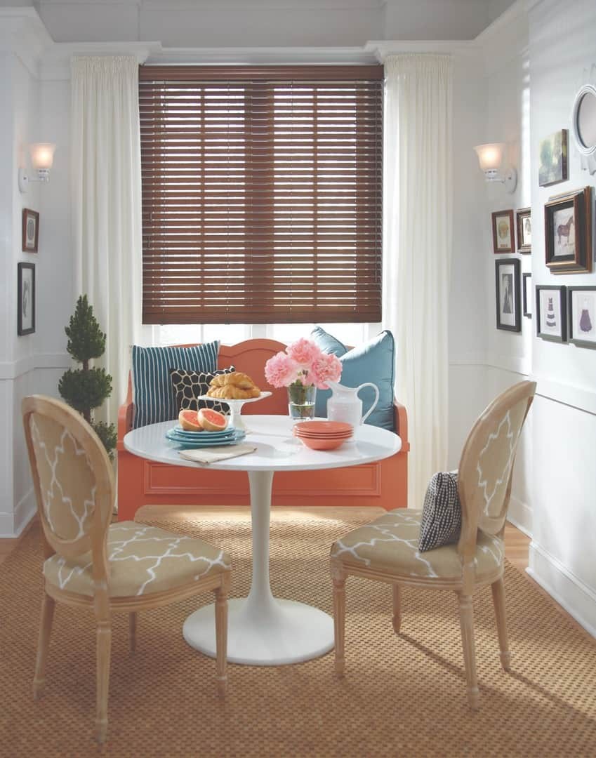 Brighten your space with natural wood blinds, faux wood blinds near Raleigh, North Carolina (NC)