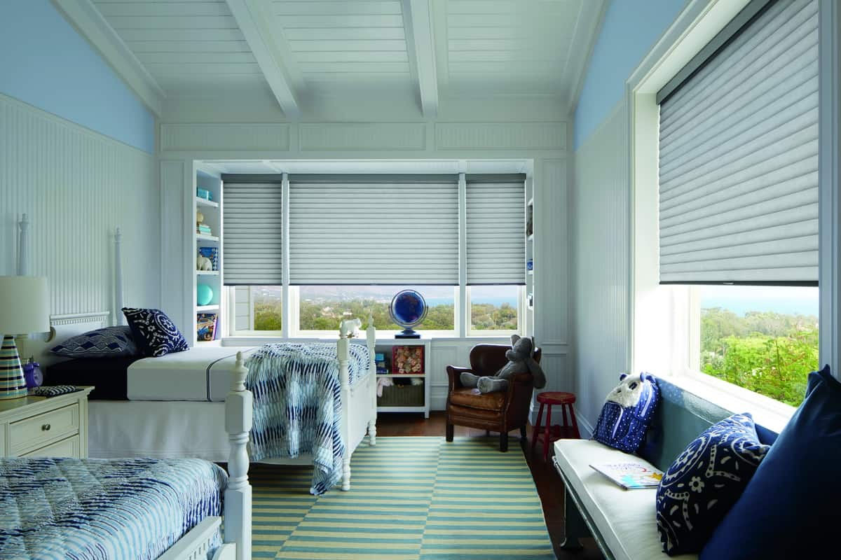 Hunter Douglas Sonnette® Cellular Roller Shades Raleigh, North Carolina (NC) honeycomb shades cool summer