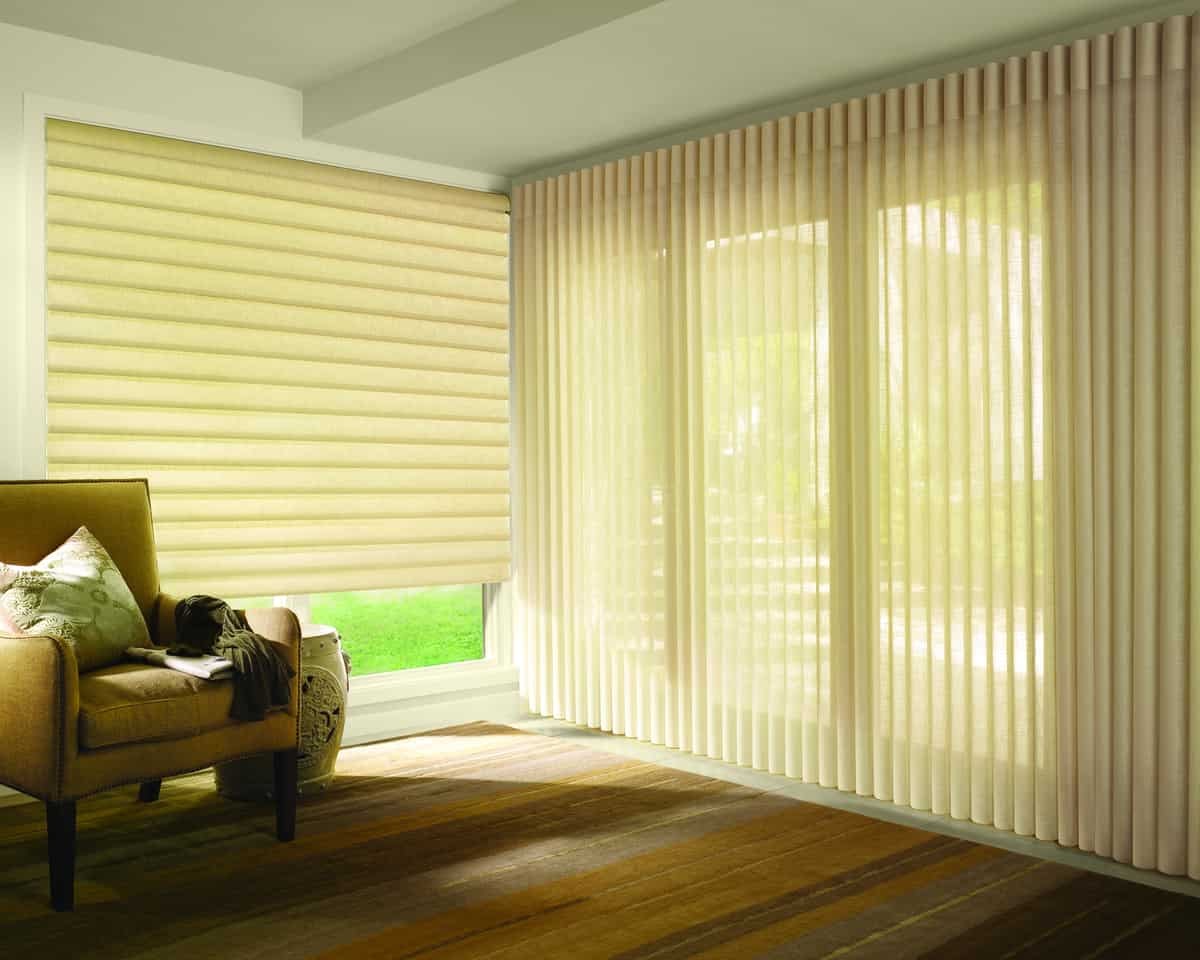 Vignette® Modern Roman Shades Apex, North Carolina (NC) smart blinds, smart shades, motorized window coverings.