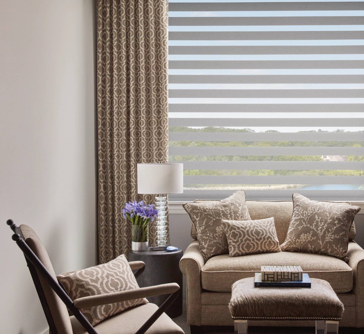 Easy to Clean Window Shades, Hunter Douglas Somner® Vertical Blinds near Raleigh—Durham, North Carolina (NC)